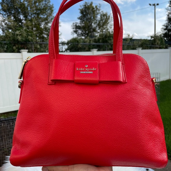 KATE SPADE Leather Bow satchel - Picture 1 of 16